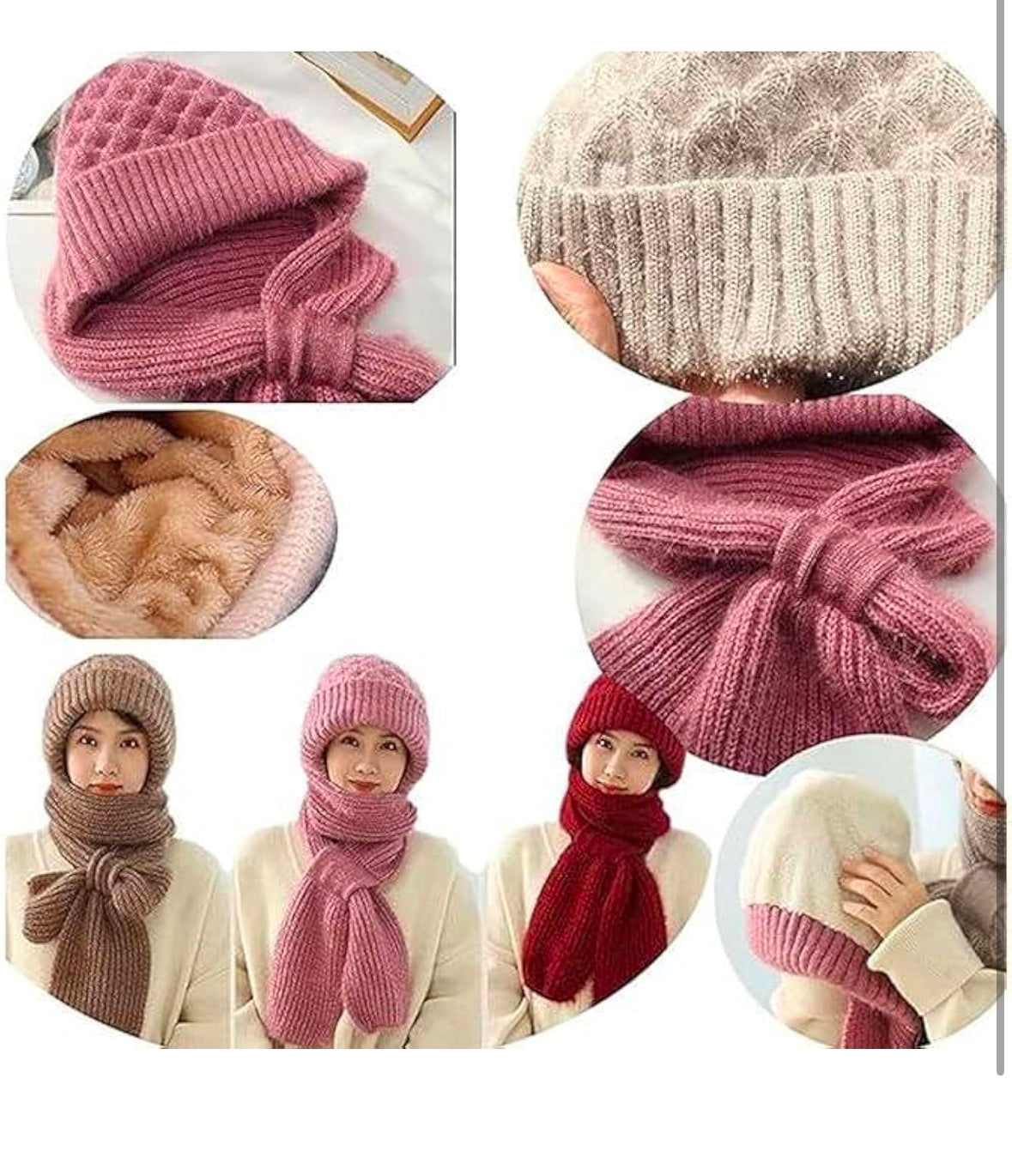 Winter Cap Scarf