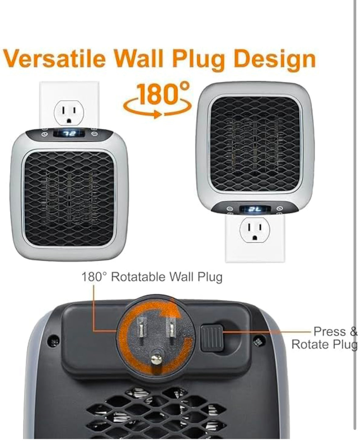 Handy Heater 800w With Remote