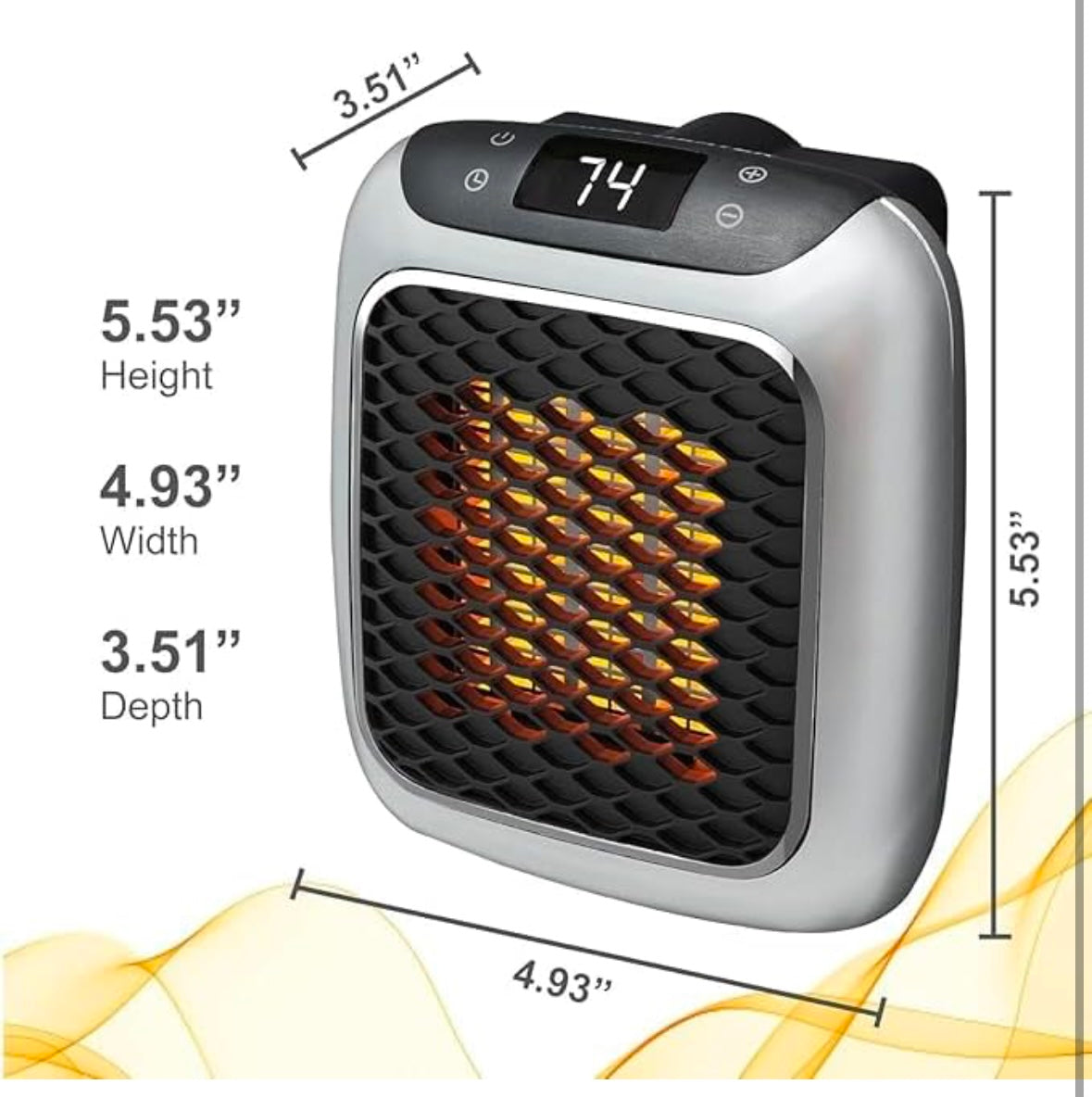 Handy Heater 800w With Remote