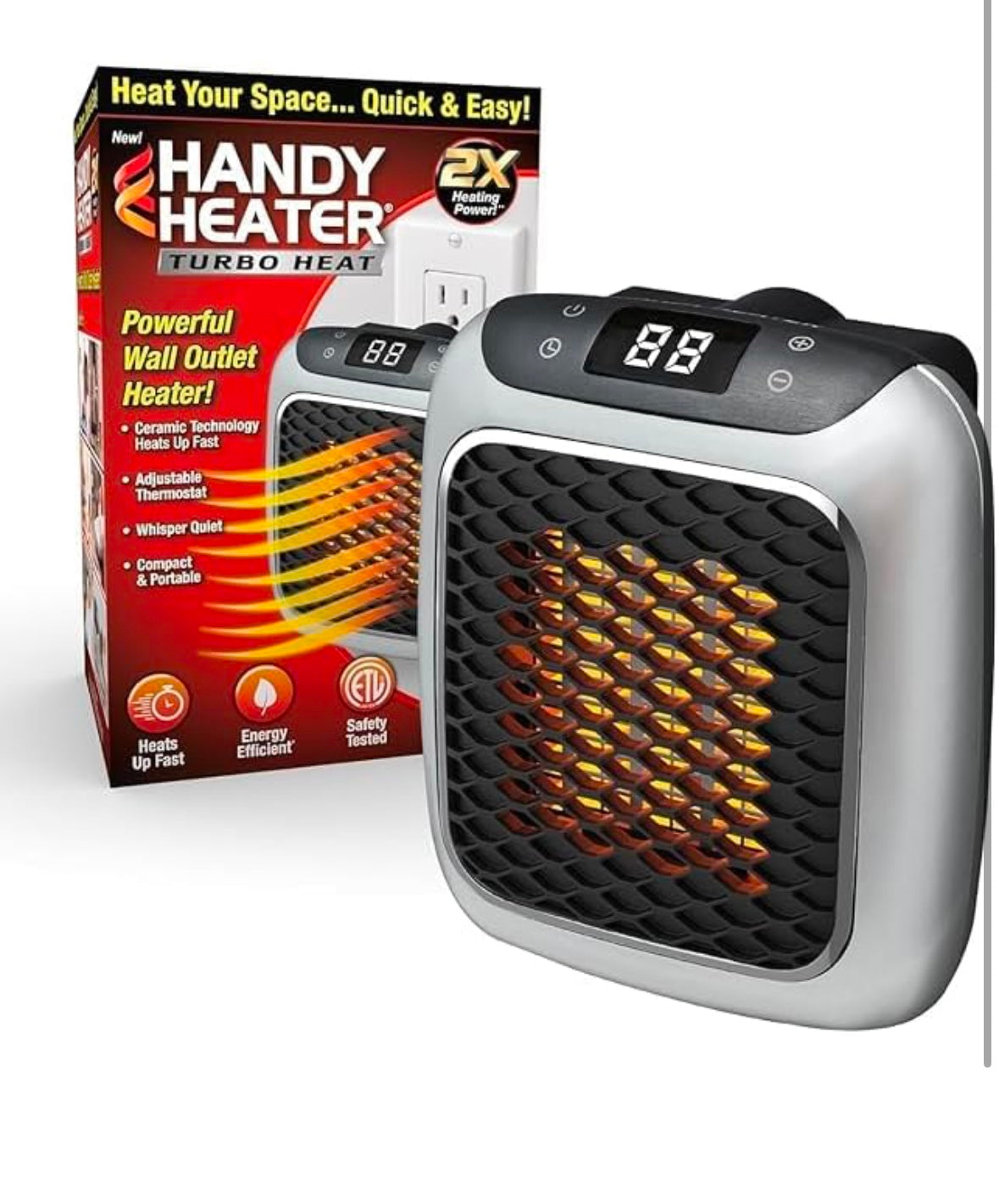 Handy Heater 800w With Remote