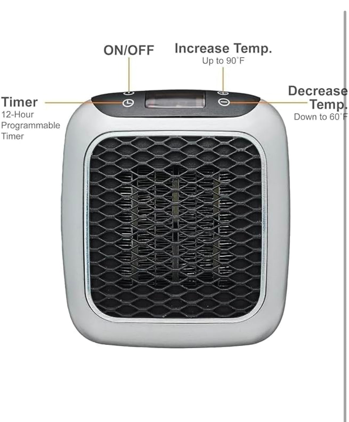 Handy Heater 800w With Remote