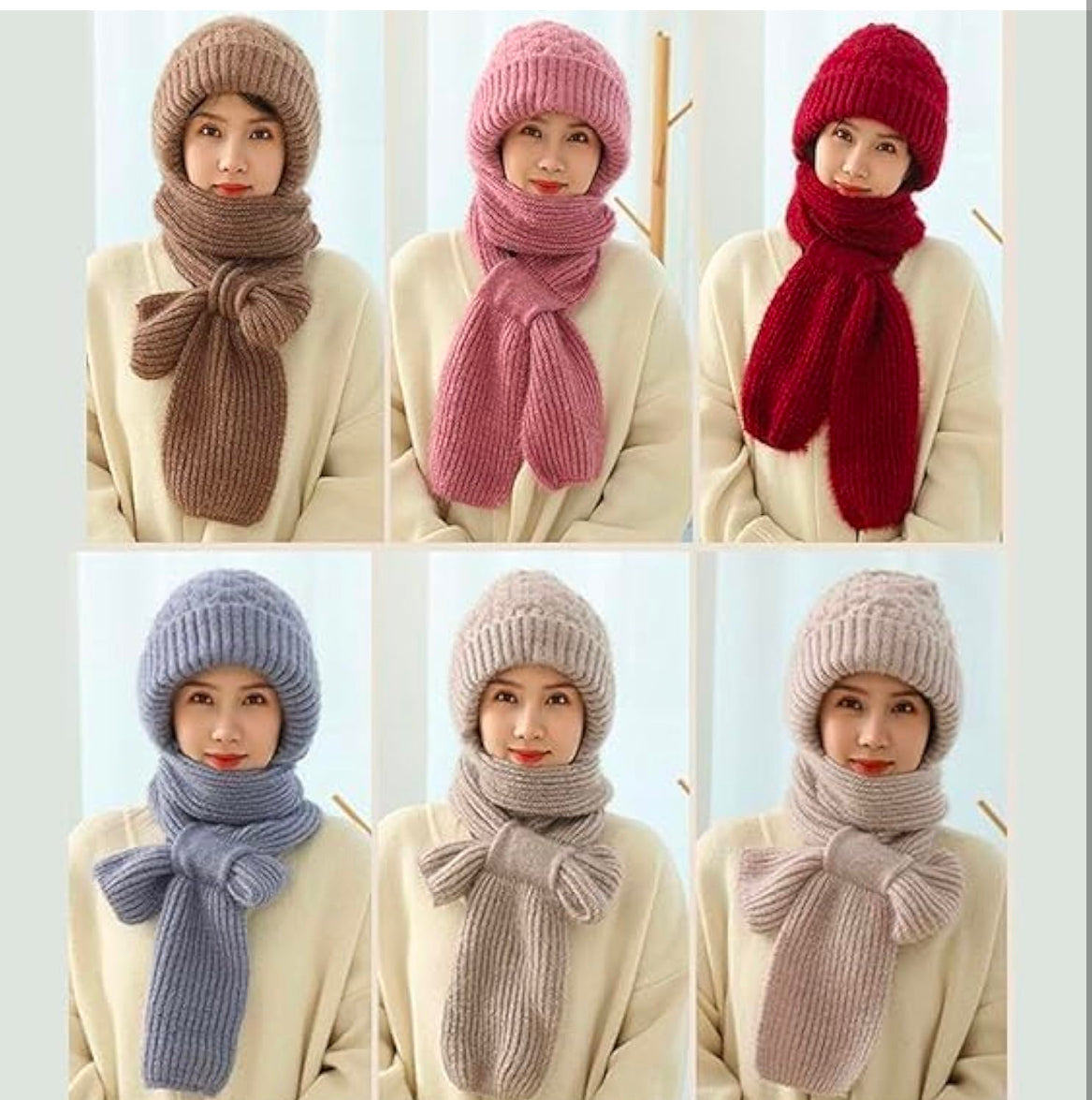 Winter Cap Scarf