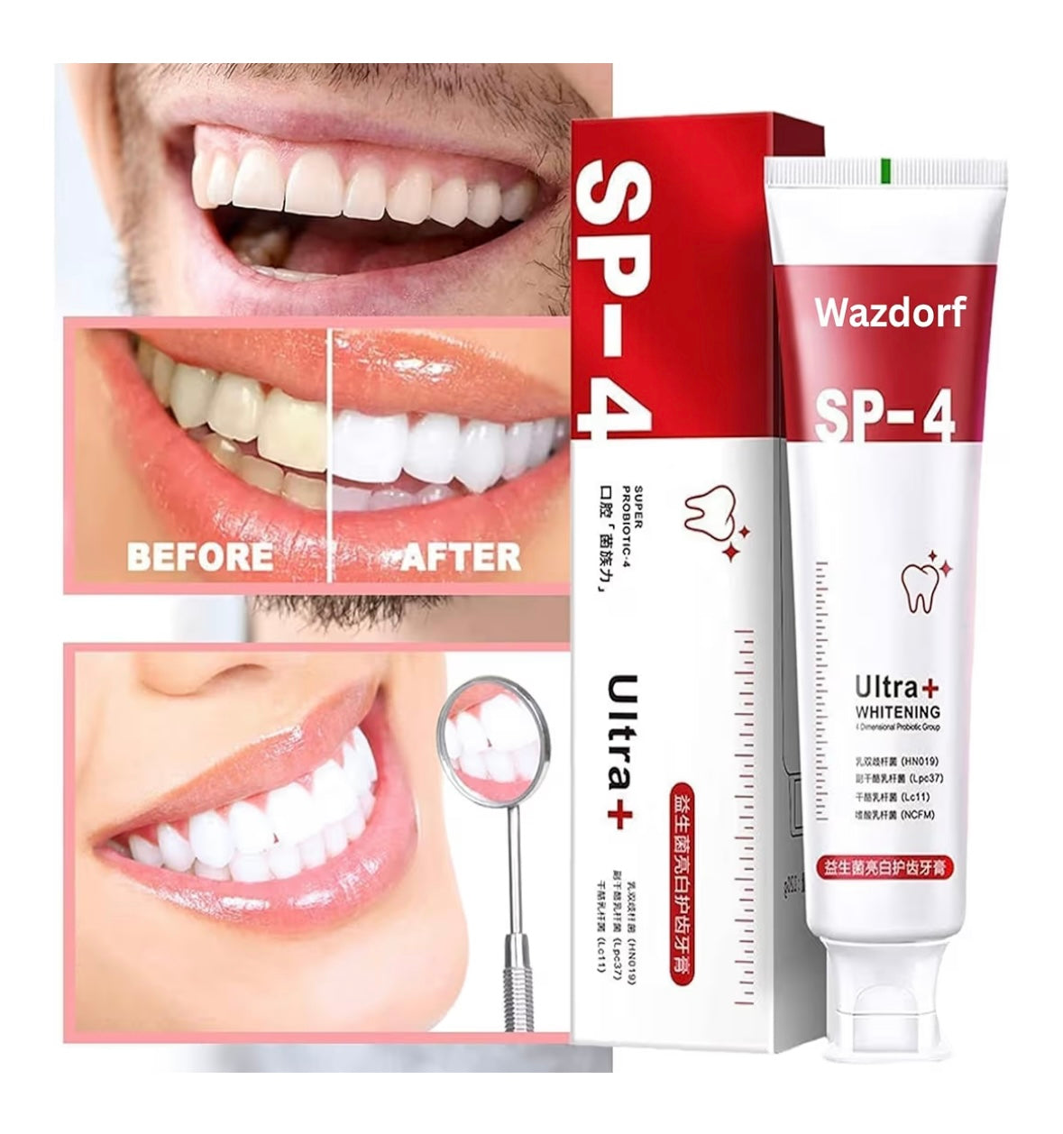Teeth whitening Toothpaste