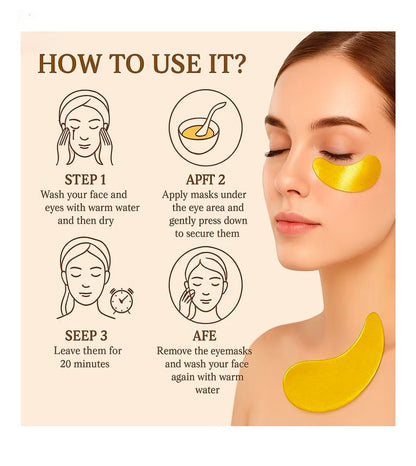 24K eye patches ( pack of 60 pcs)