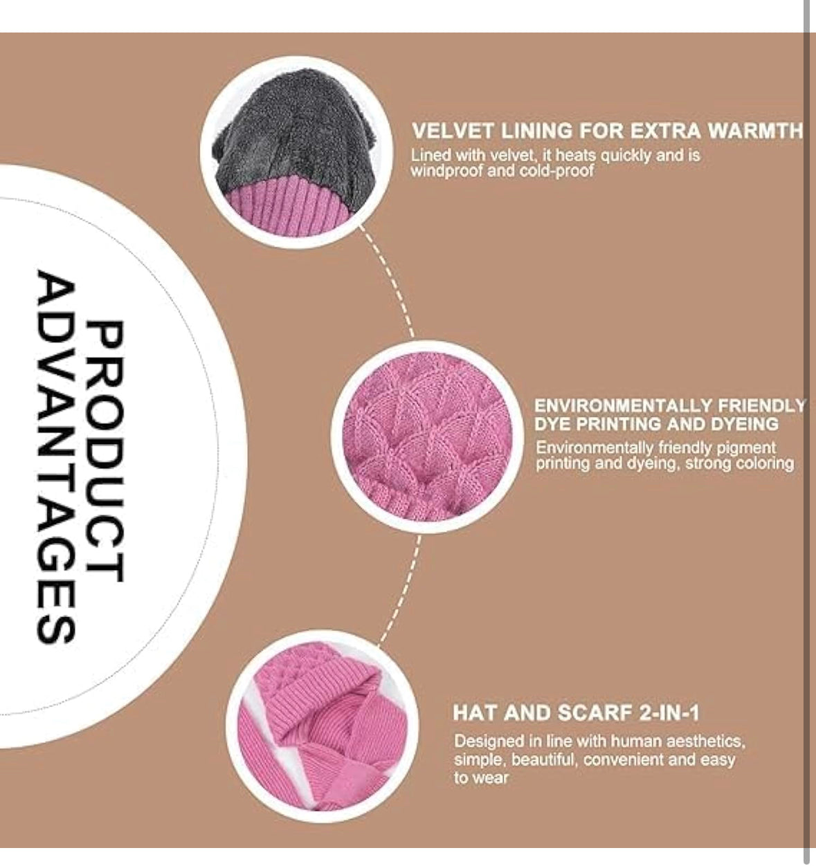 Winter Cap Scarf