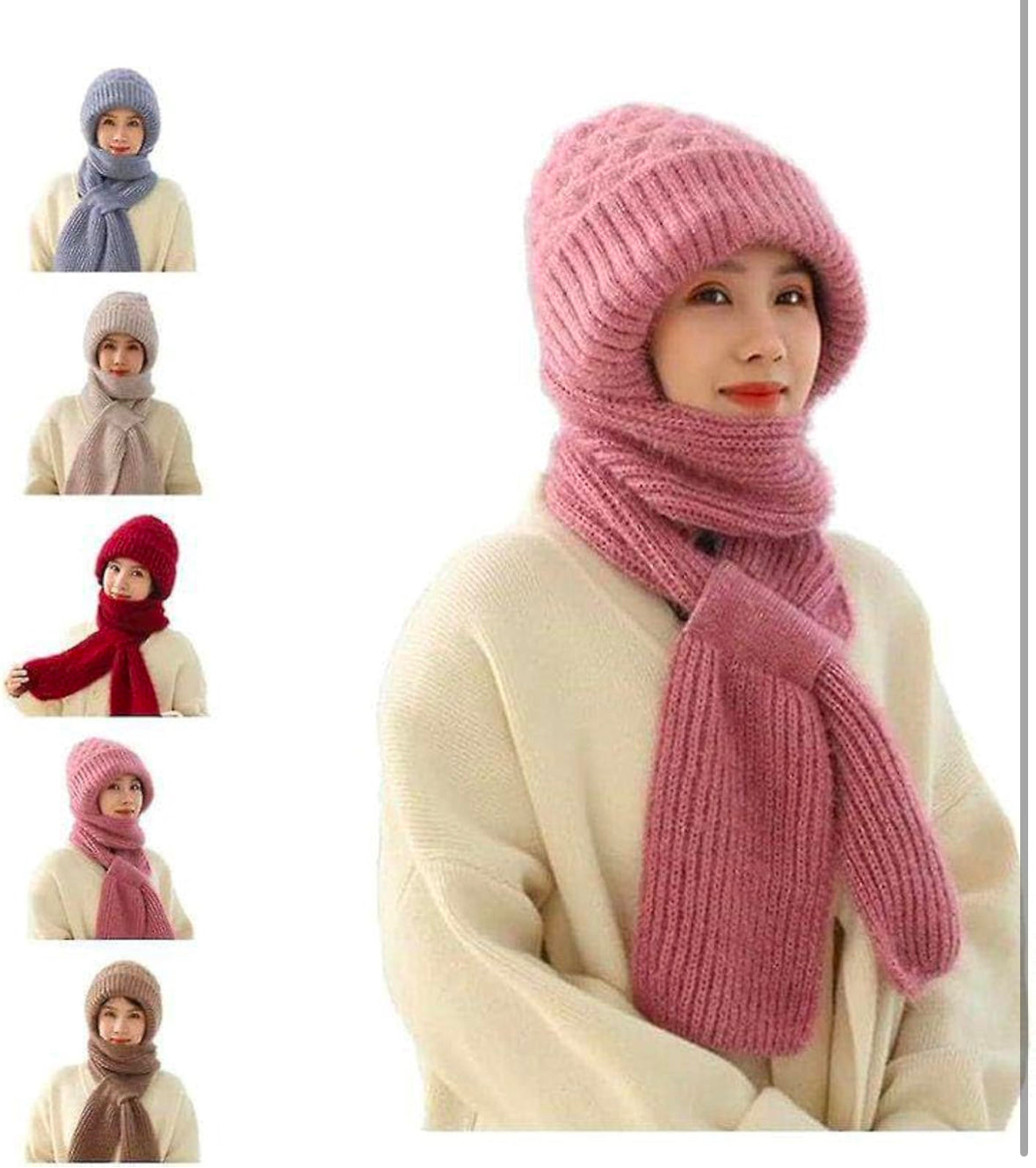 Winter Cap Scarf