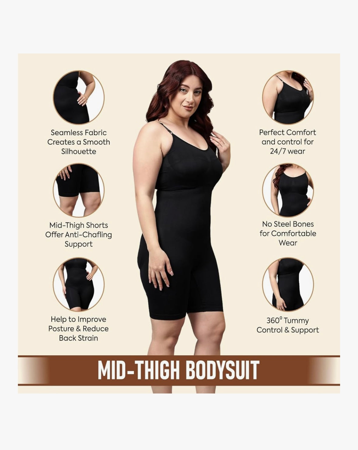 Mid Thigh Body Shapper