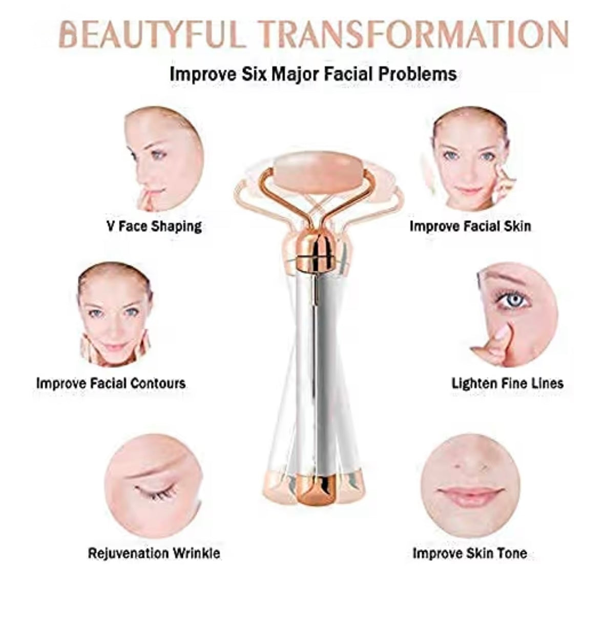 2 in 1 face stone roller