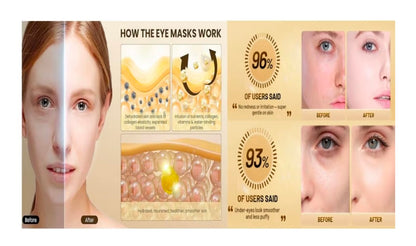 24K eye patches ( pack of 60 pcs)